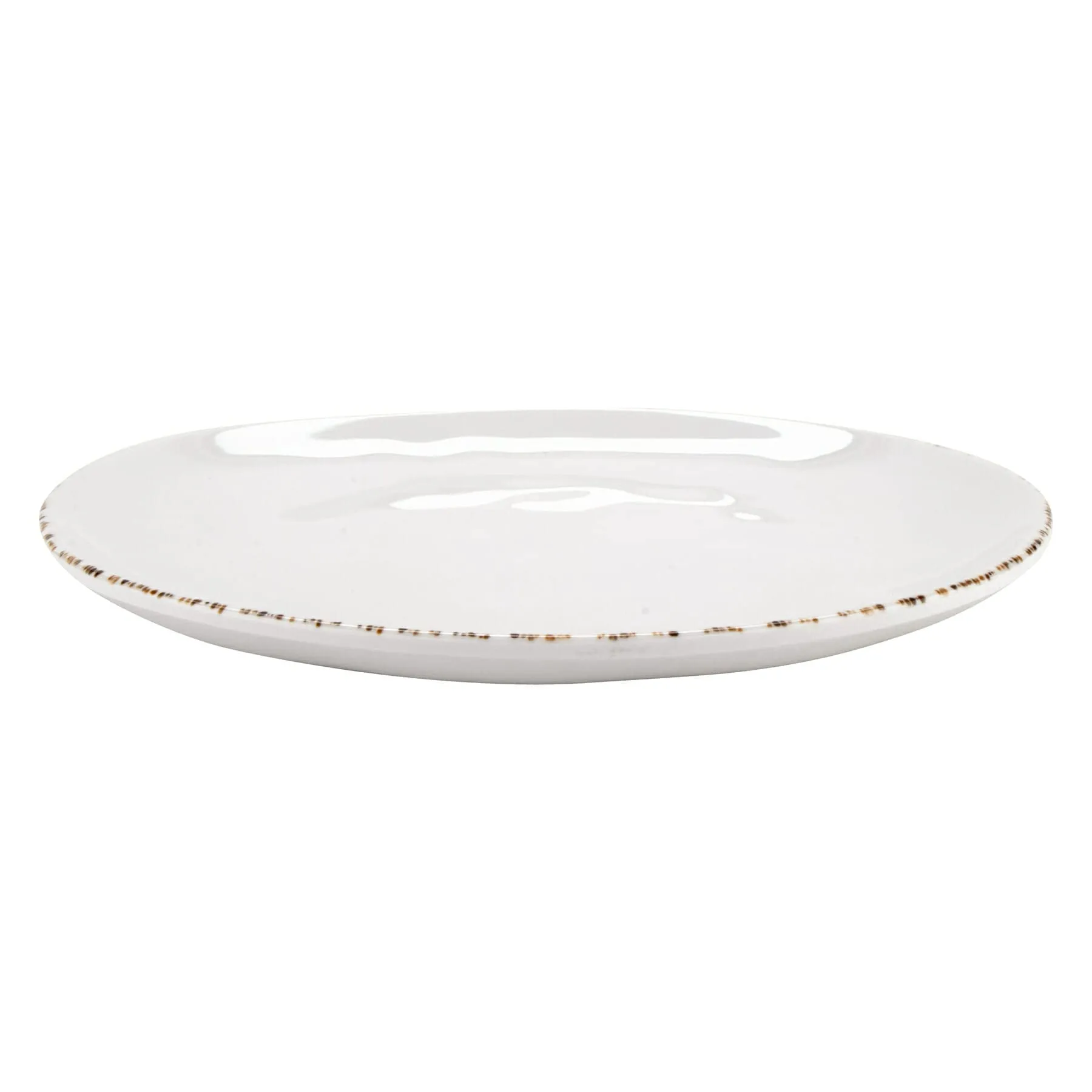 New 12 Pack Urban Mill 10 1/2" Irregular Round Coupe Commercial Melamine Non Breakable Plates! Great for Catering, Restaurant etc! Retails $500 