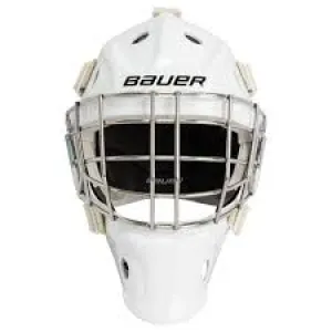 New Bauer 940 Size Sr L White Hockey Goalie Goalie Helmet