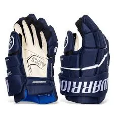 New Warrior QR6 T Size 10" Navy Hockey Gloves