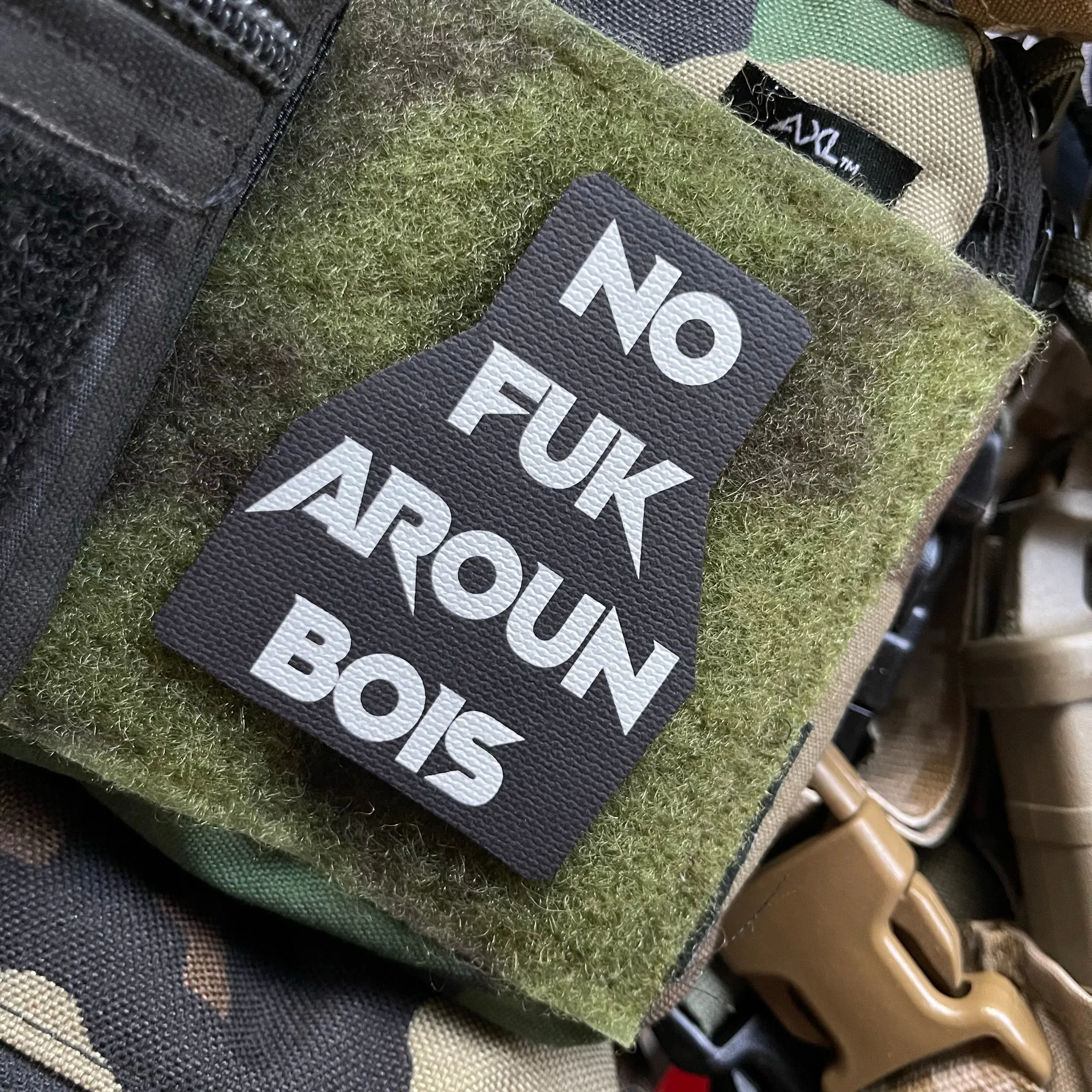 NO FUK AROUN BOIS MORALE PATCH