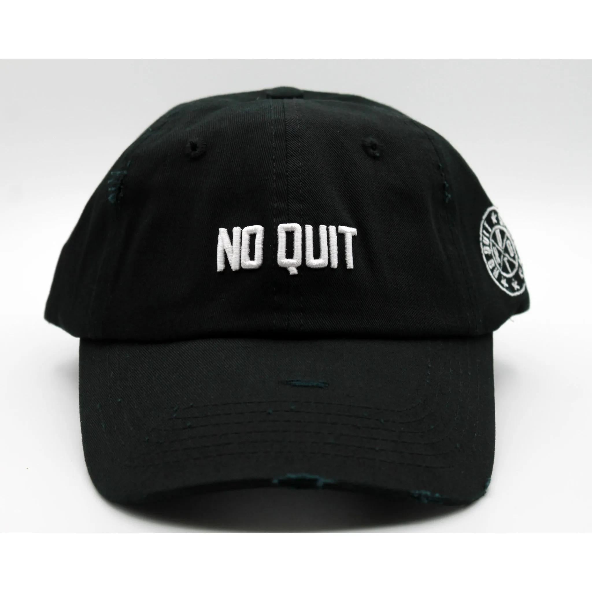 NO QUIT DAD HAT -STEALTH BLACK