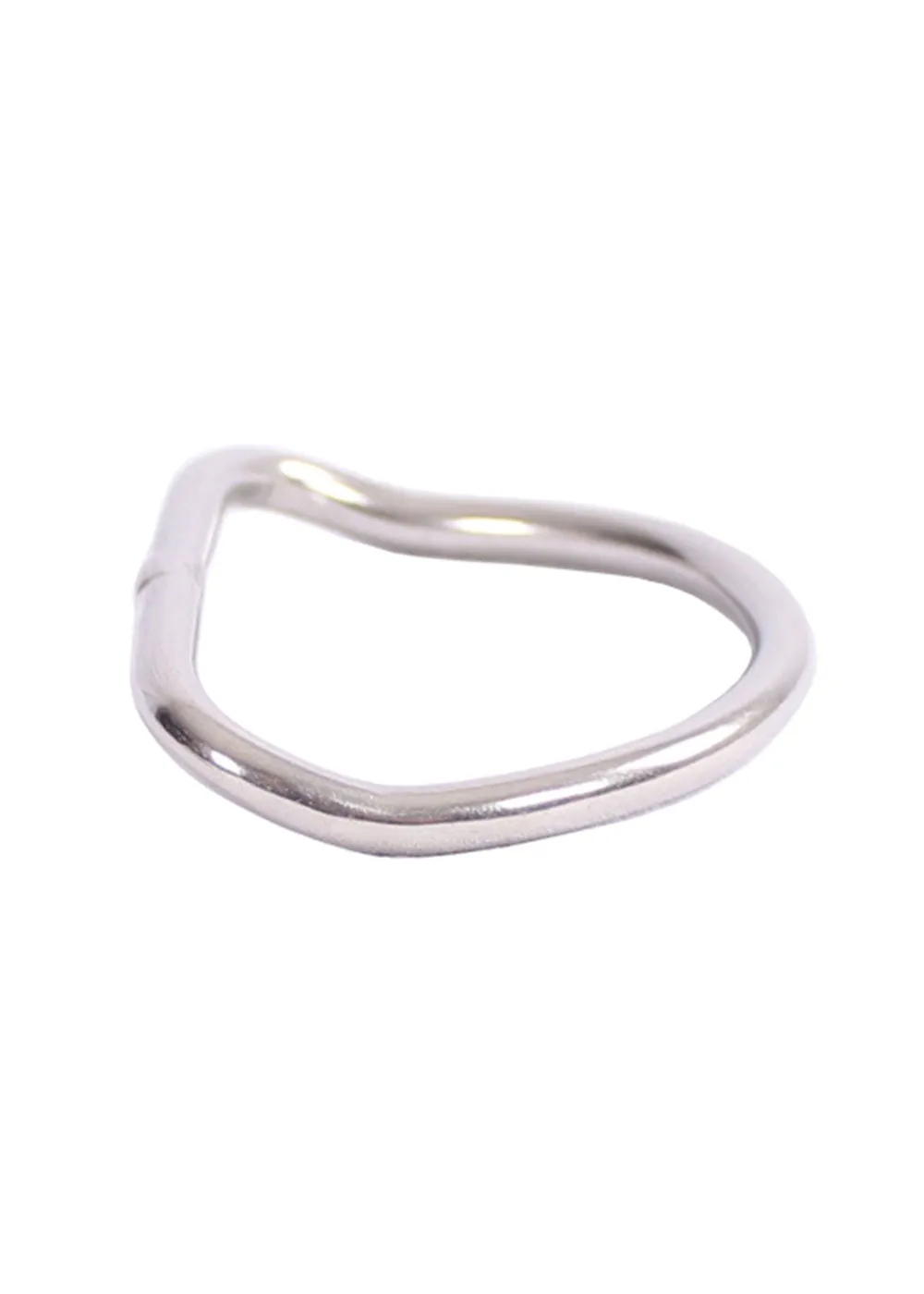 Ocean Pro D Ring Stainless Steel 50mm Bent