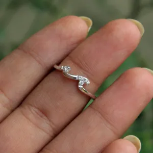 Ocean Tide Wave Ring Bold