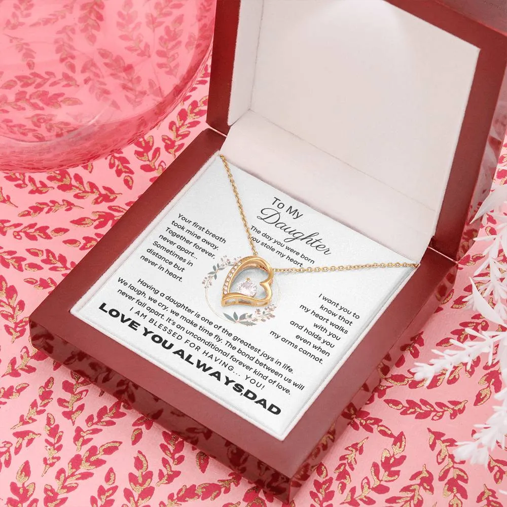 [Only a few left] To My Daughter - The day you were born you stole my heart - Flower