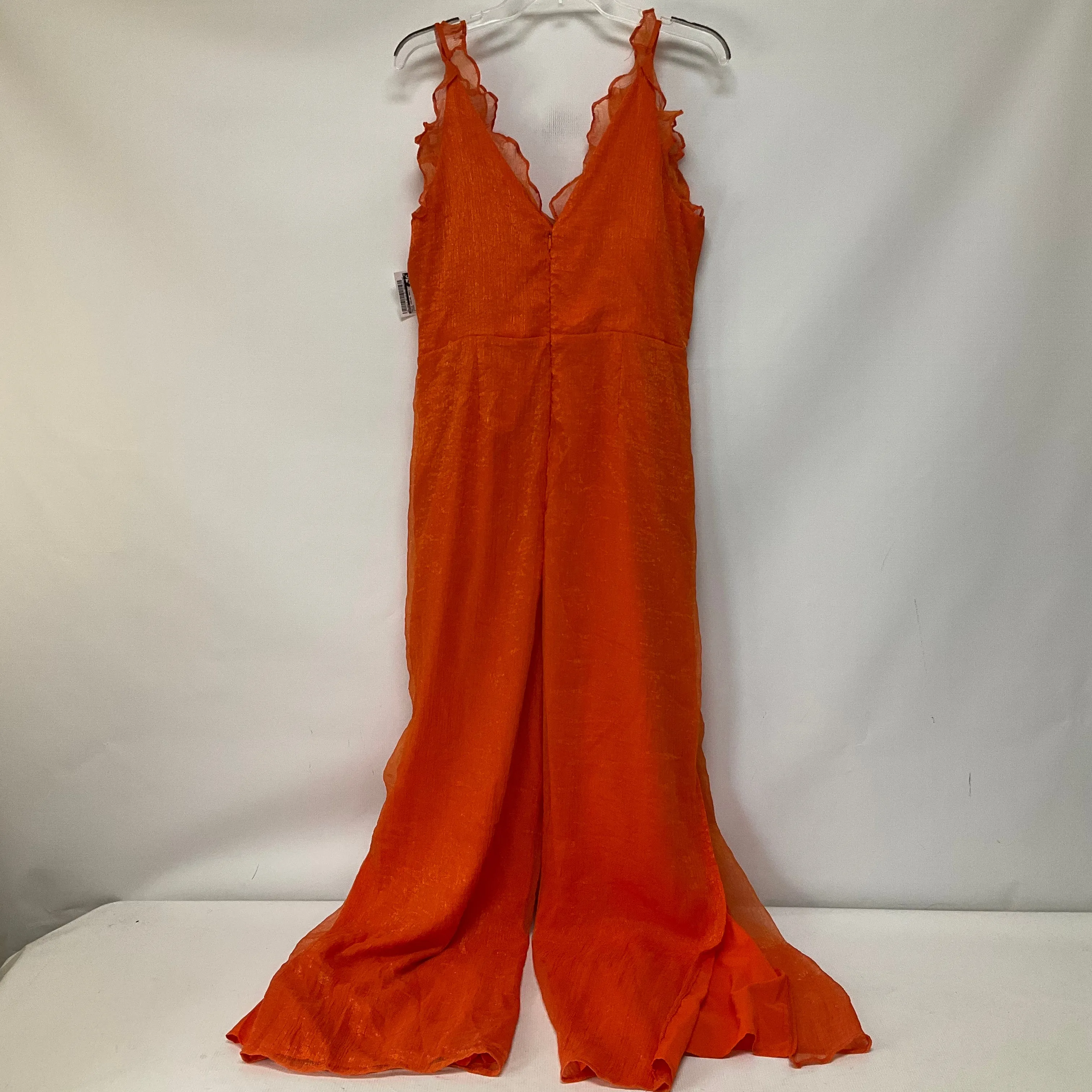 Orange Dress Casual Maxi Hutch, Size Xl