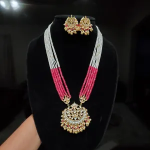 Pachi Kundan Maala With Gold Plating