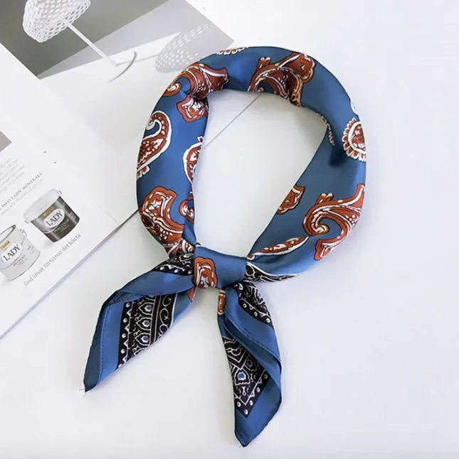Paisley Tuch Blau