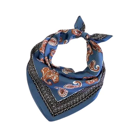 Paisley Tuch Blau