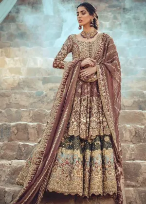 Pakistani Designer Frock Lehnga Outfit #C2029