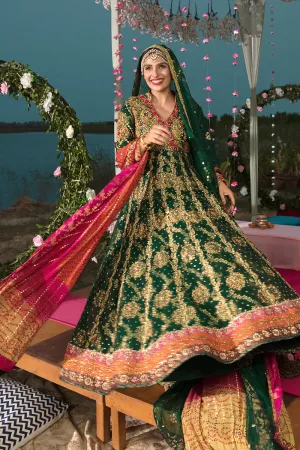Pakistani Designer Mehndi Wear #Y6061
