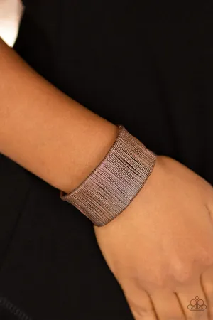 Paparazzi - Metal Mecca - Copper Bracelet