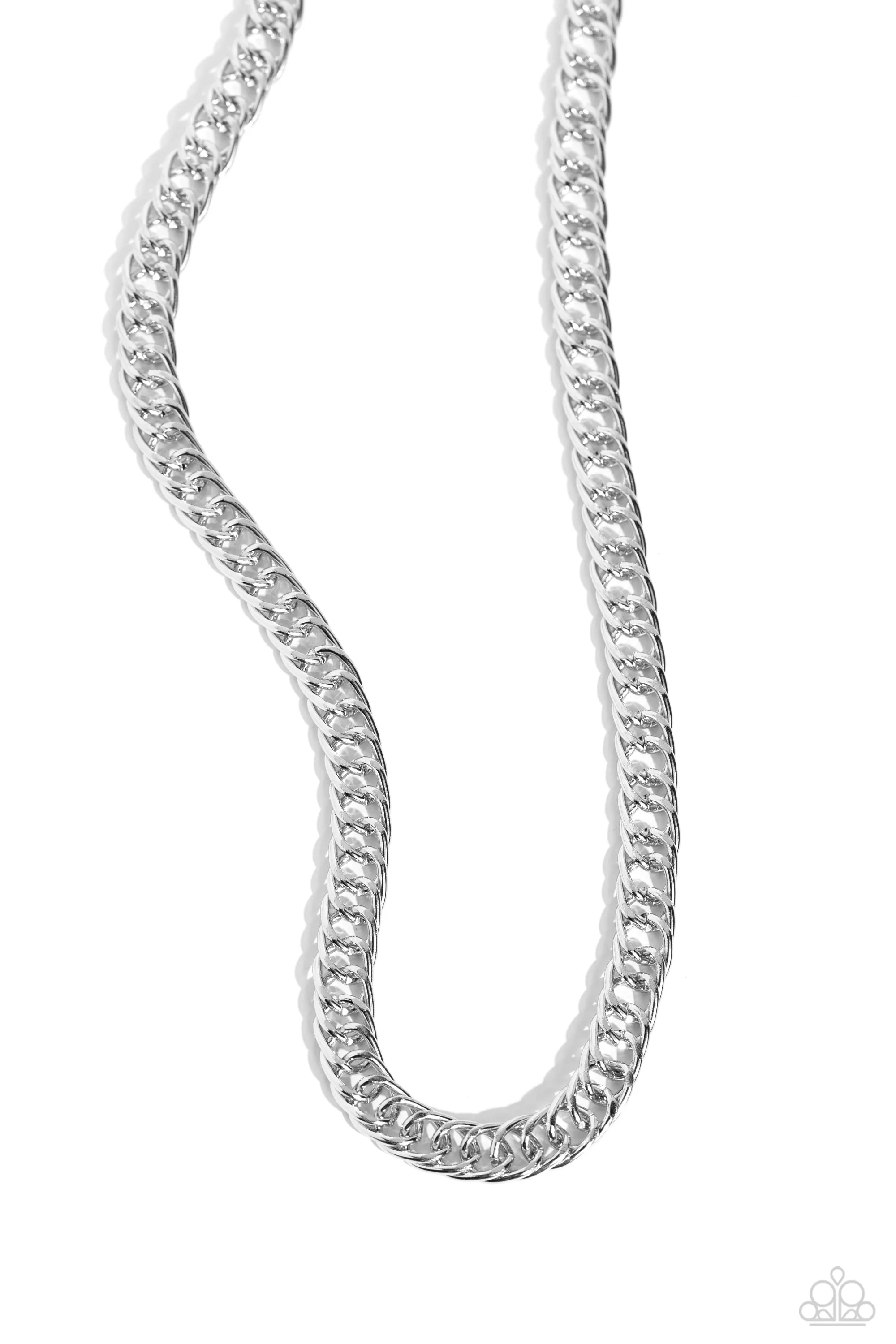 Paparazzi - Pro League - Silver Men's Necklace