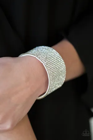 Paparazzi - Roll With The Punches - Rhinestone Bracelet
