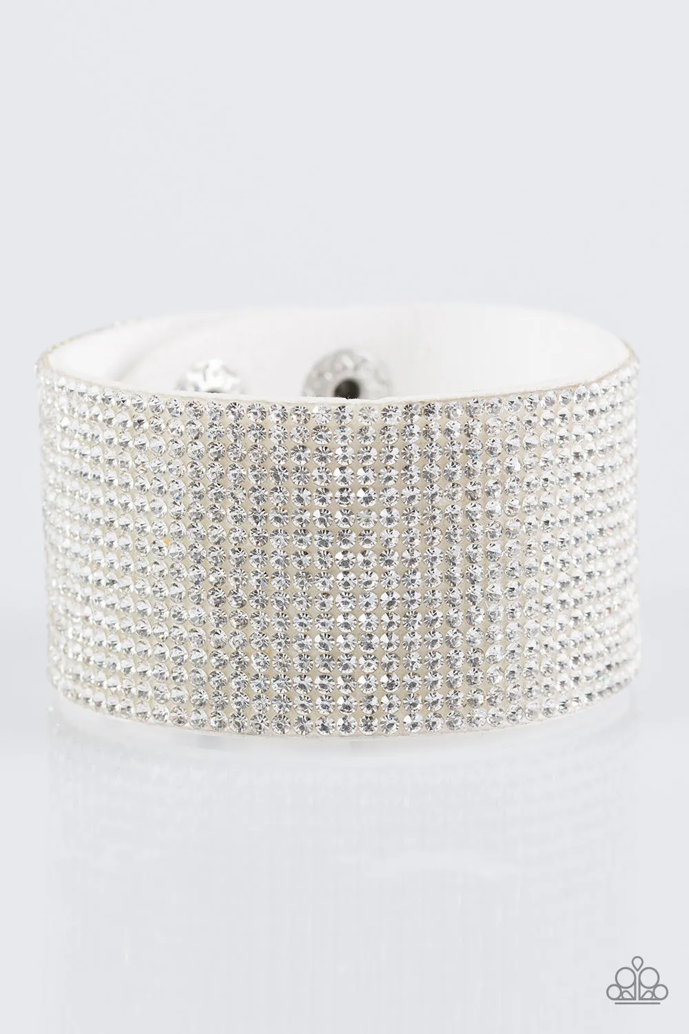 Paparazzi - Roll With The Punches - Rhinestone Bracelet