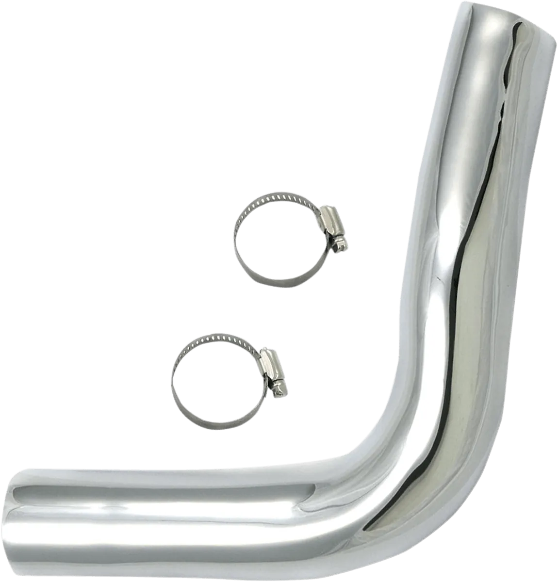 Paughco 433R Rear Heatshield for 1 3/4in. Exhaust Pipes - Chrome