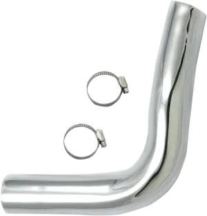 Paughco 433R Rear Heatshield for 1 3/4in. Exhaust Pipes - Chrome