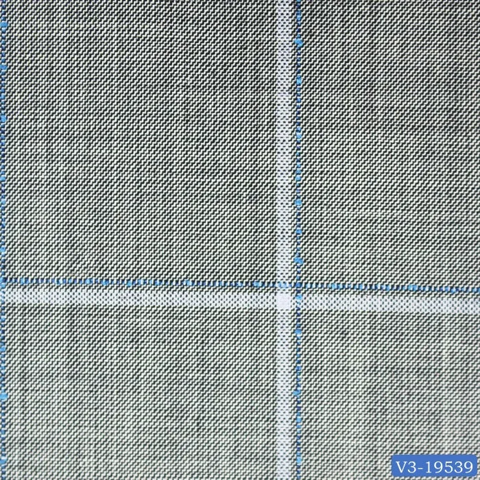 Pearl River Grey Textured with White Windowpane Vest