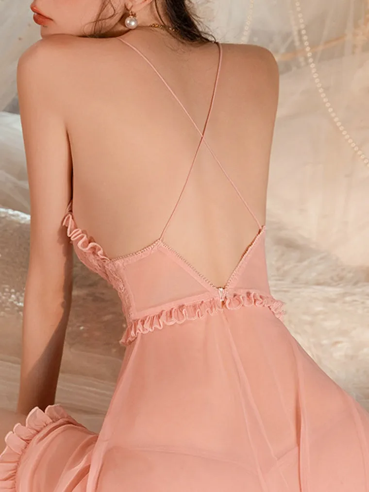 Pearl Rose Mesh Slip