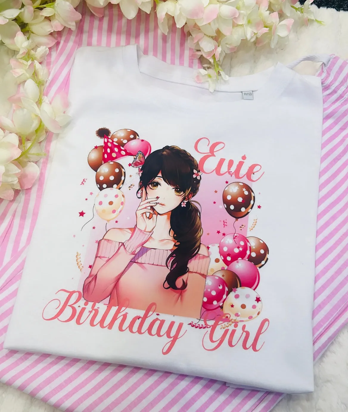 Personalised short sleeved pjs