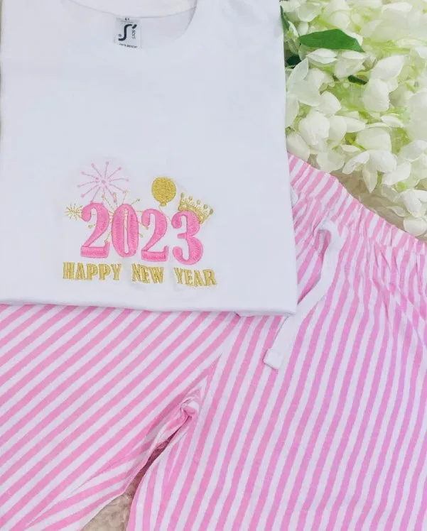 Personalised short sleeved pjs
