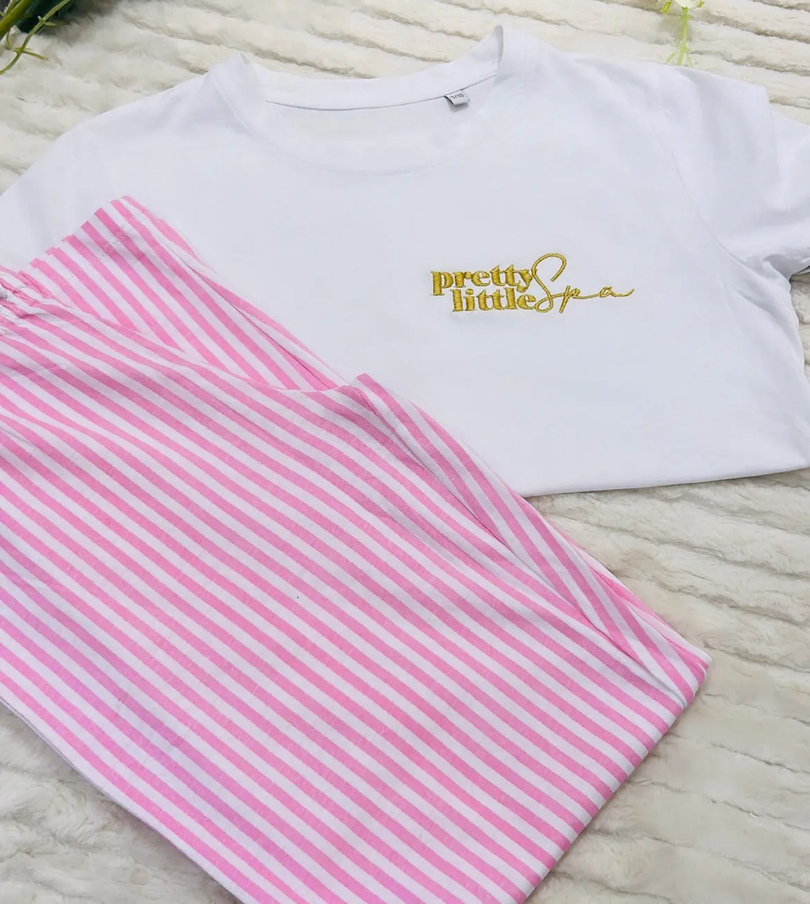 Personalised short sleeved pjs