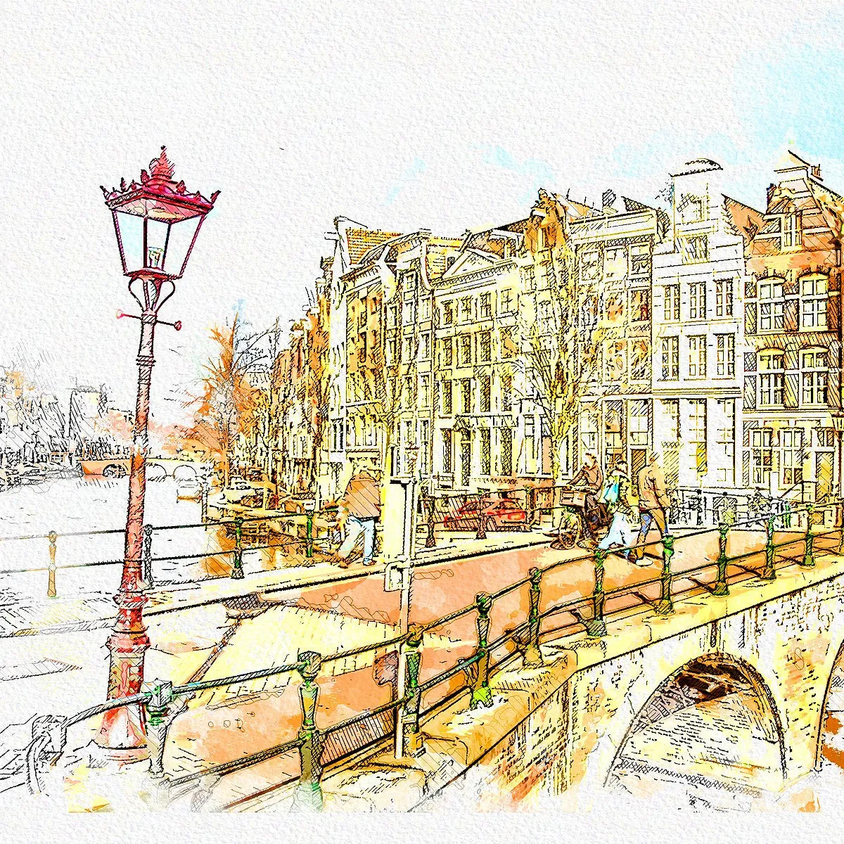 Photoshop Action Urban Sketcher
