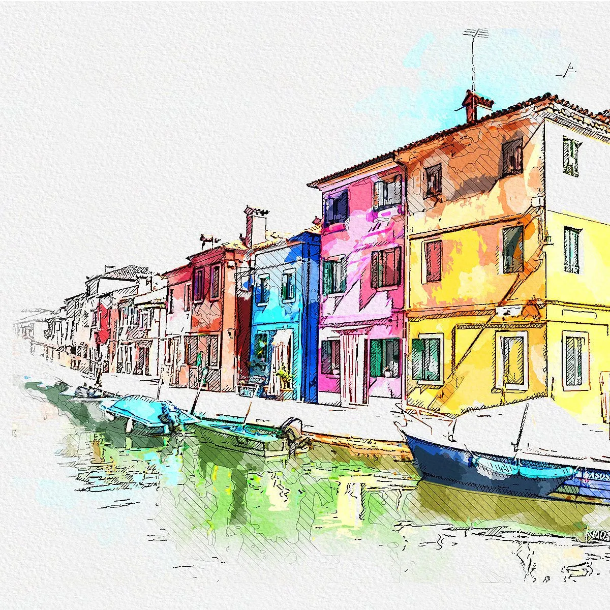 Photoshop Action Urban Sketcher