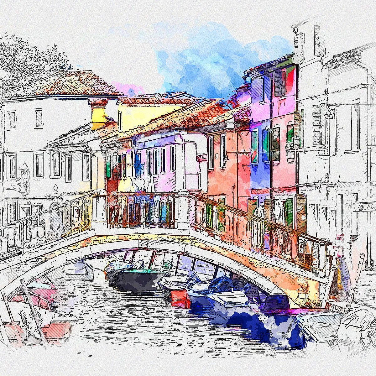 Photoshop Action Urban Sketcher