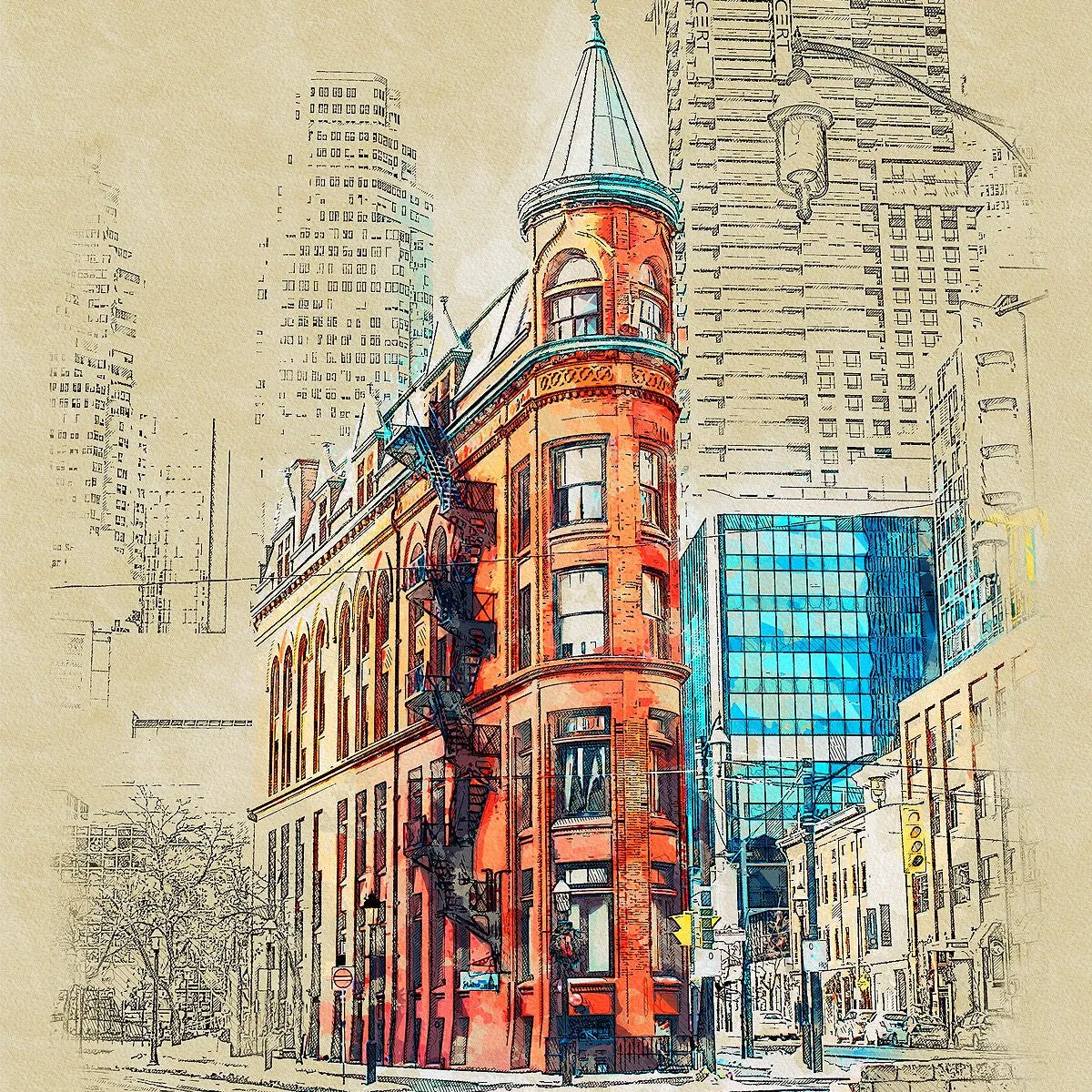 Photoshop Action Urban Sketcher