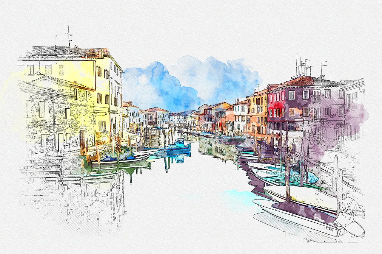 Photoshop Action Urban Sketcher