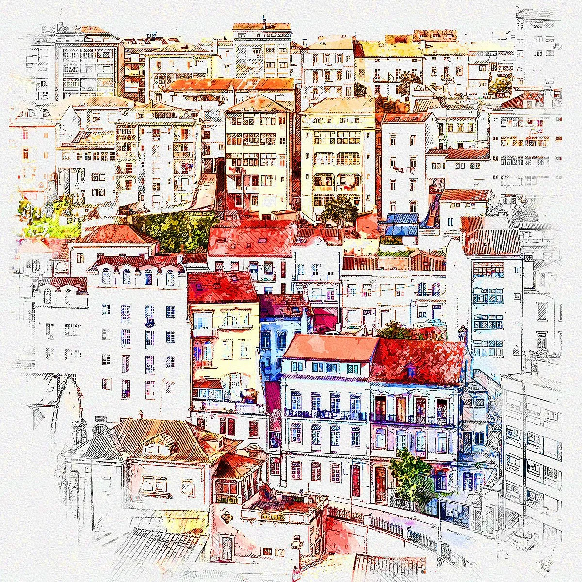 Photoshop Action Urban Sketcher