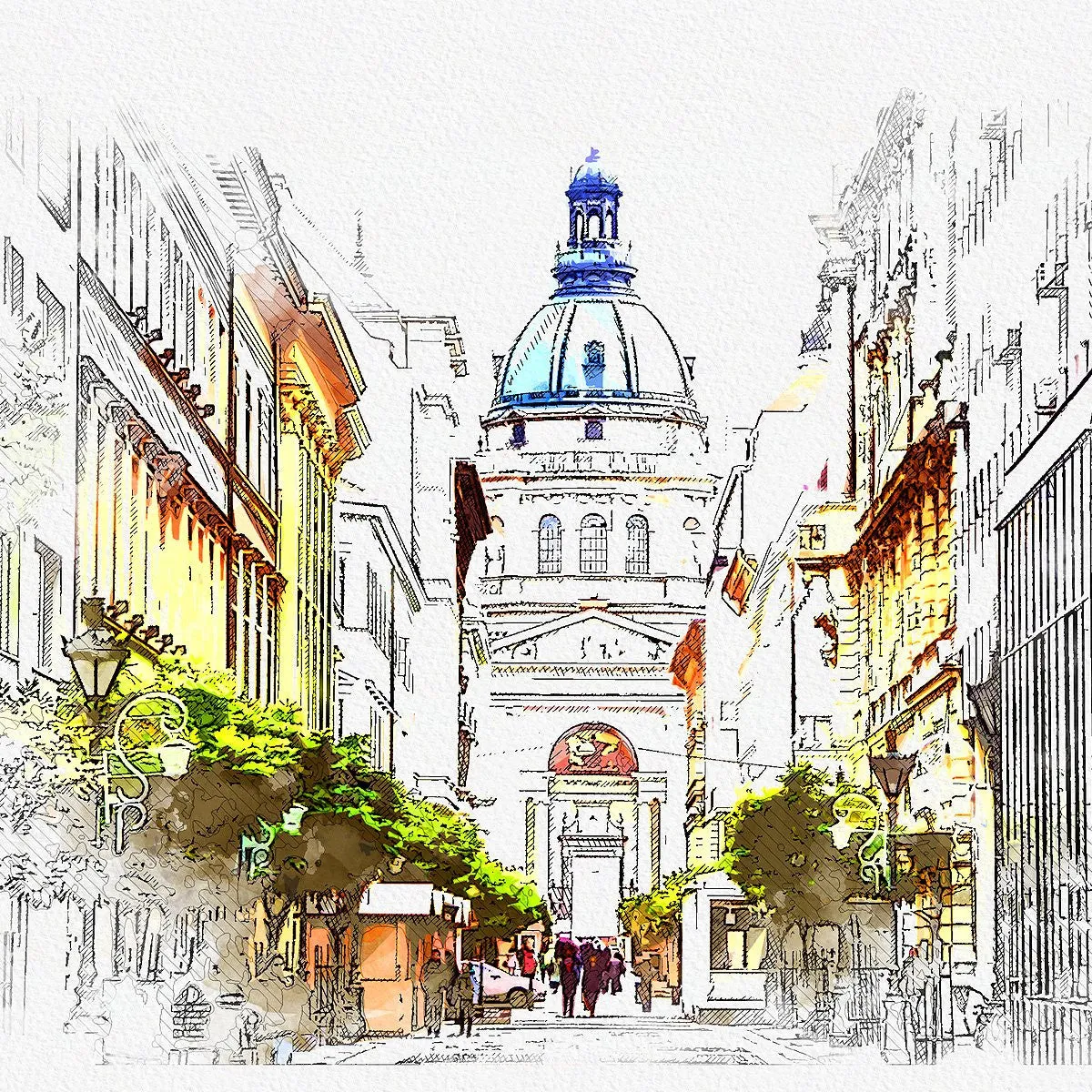 Photoshop Action Urban Sketcher