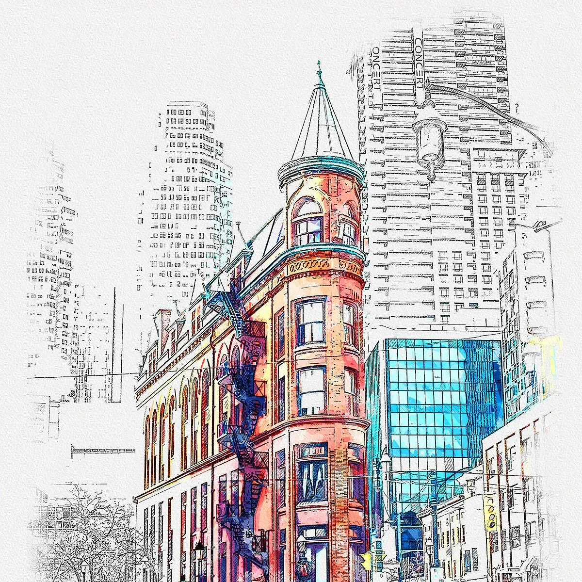 Photoshop Action Urban Sketcher
