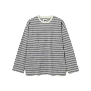 Pilgrim Surf Supply - Hawkinson Striped Crew - Navy Stripe