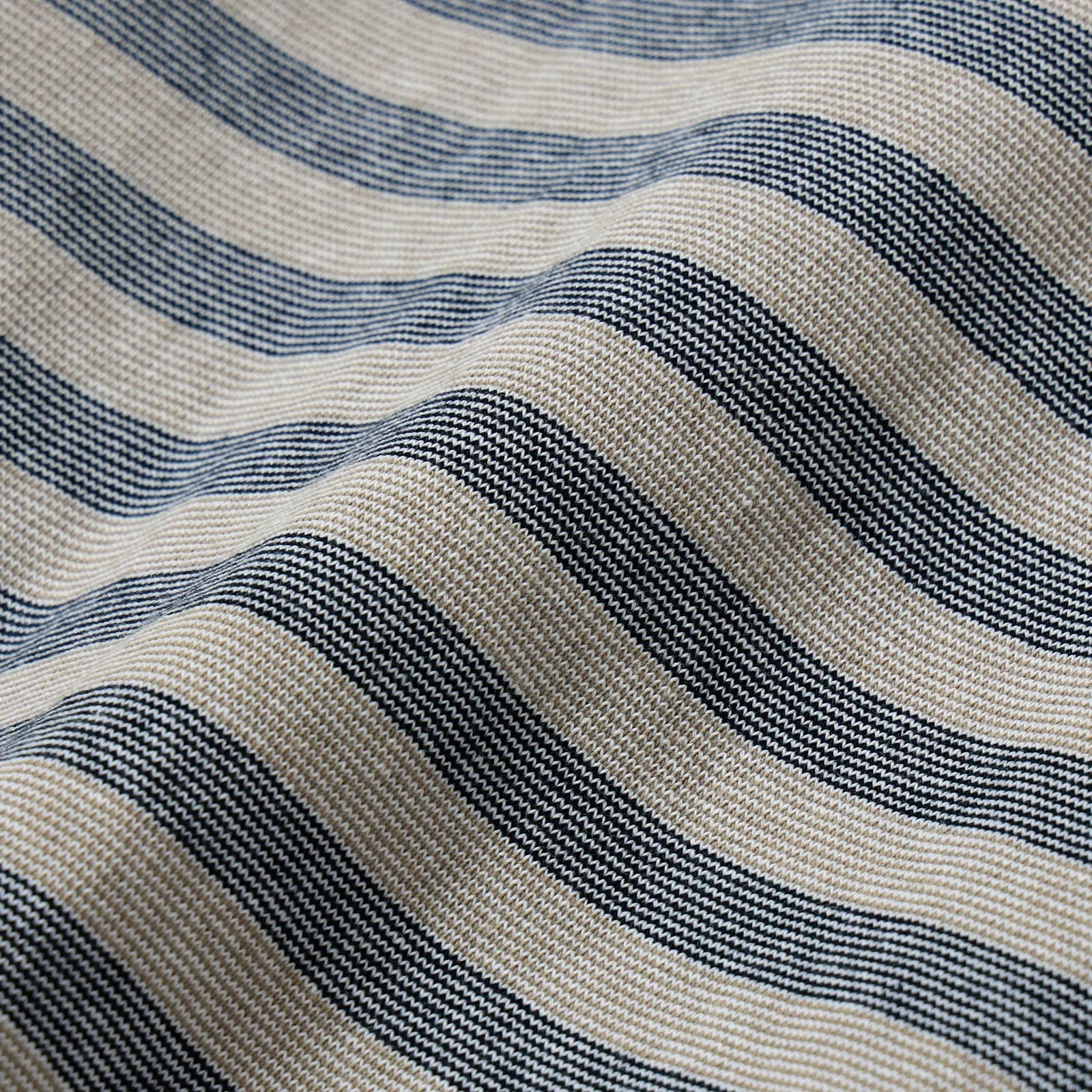 Pilgrim Surf Supply - Hawkinson Striped Crew - Navy Stripe