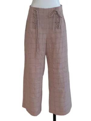 Pink Checked Pants