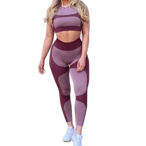 Pink Textured High Waist Leggings