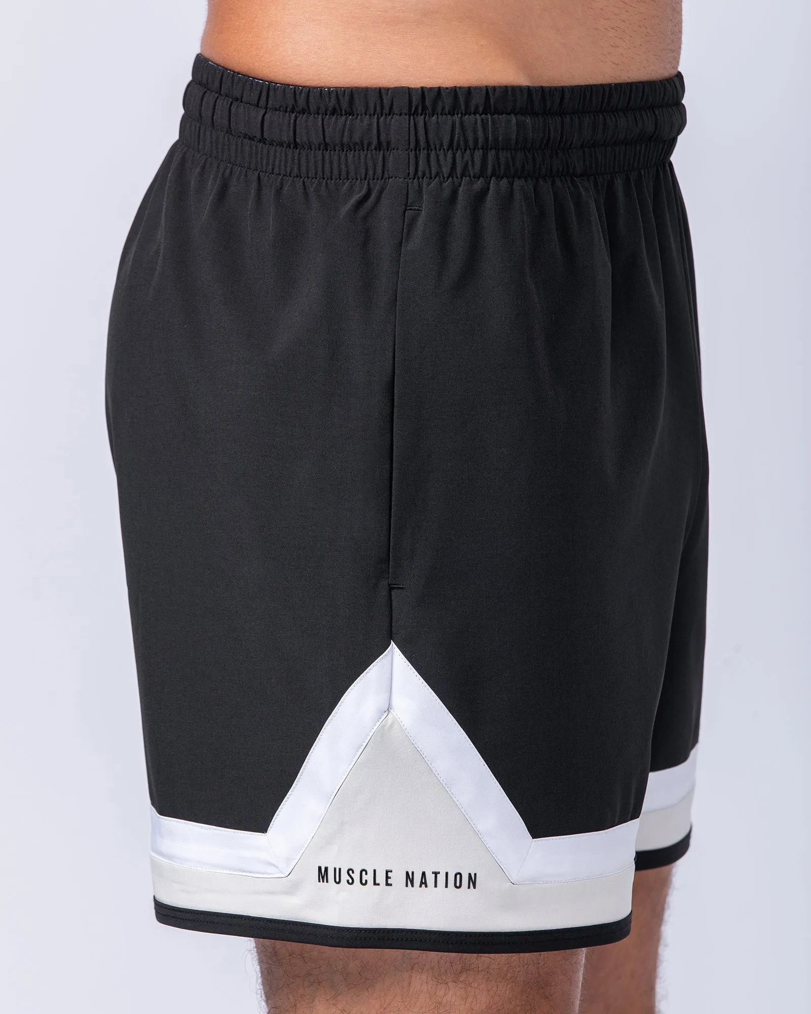 Player 4" Active Shorts - Black
