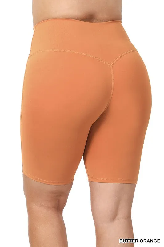 PLUS Athletic High Rise Biker Shorts- 3 colors!