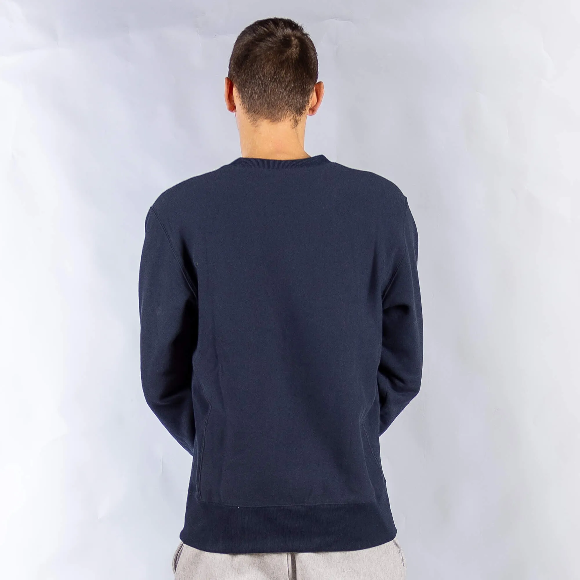 Pánska mikina Champion Premium RWSS 1952 Crewneck Sweatshirt tmavomodrá