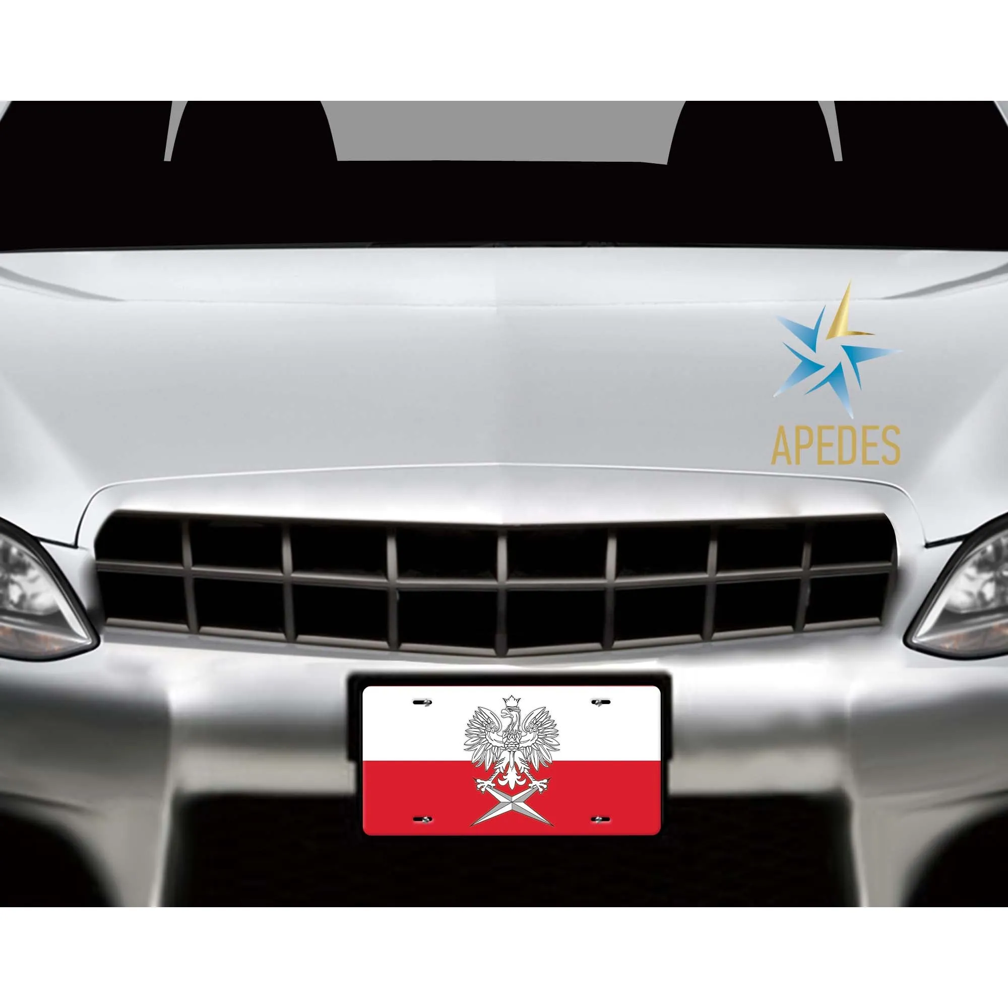 Poland Decorative License Plate