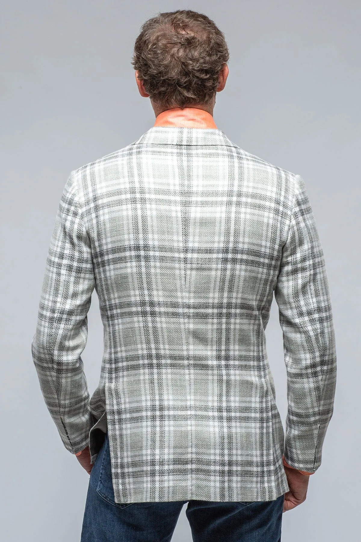 Porquerolles Grey Checked Jacket