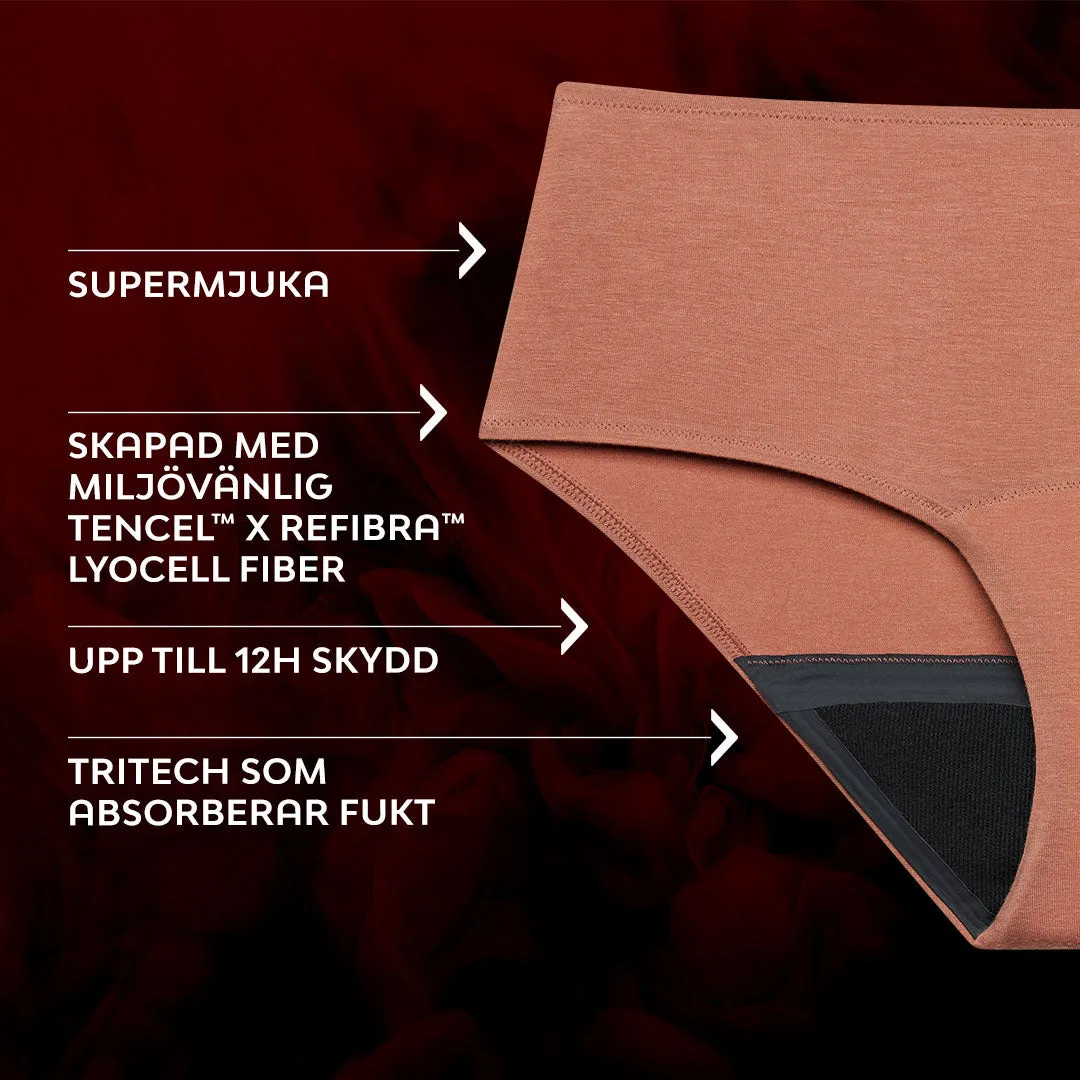 Premium Comfort Hipster Måttlig Mens Menstrosor