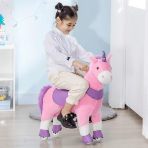 Premium Kids Wheeled Ride On Unicorn Rocking Horse Toy