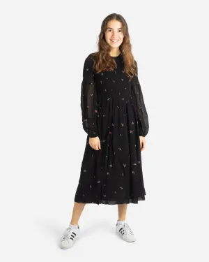 Printed Georgette - Black