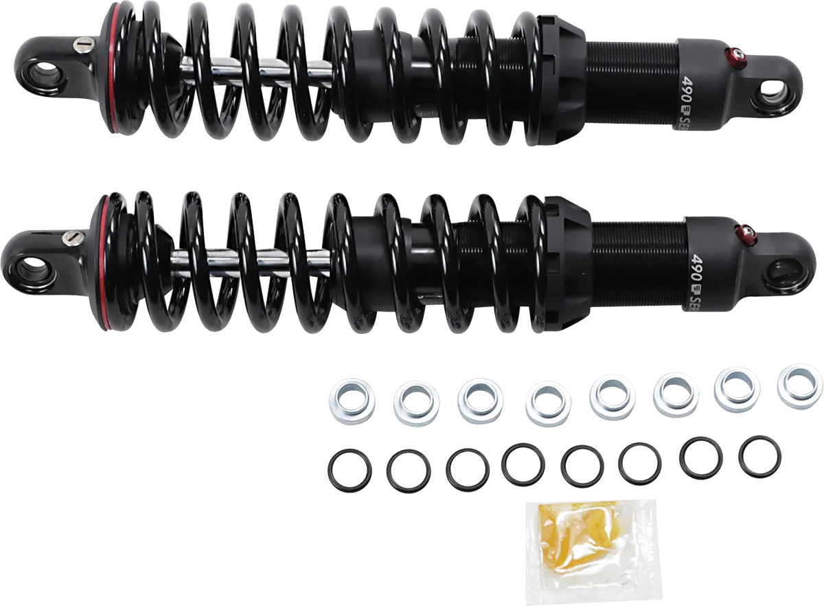 Progressive Suspension 490-1017 490 Standard Sport Series Shocks - 14in. - Black