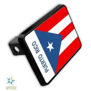 Puerto Rico Flag Trailer Hitch Cover