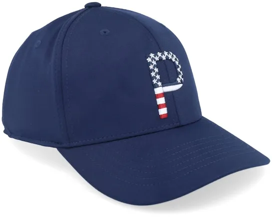 Puma Pars & Stripes P Cap Blue 110 Adjustable