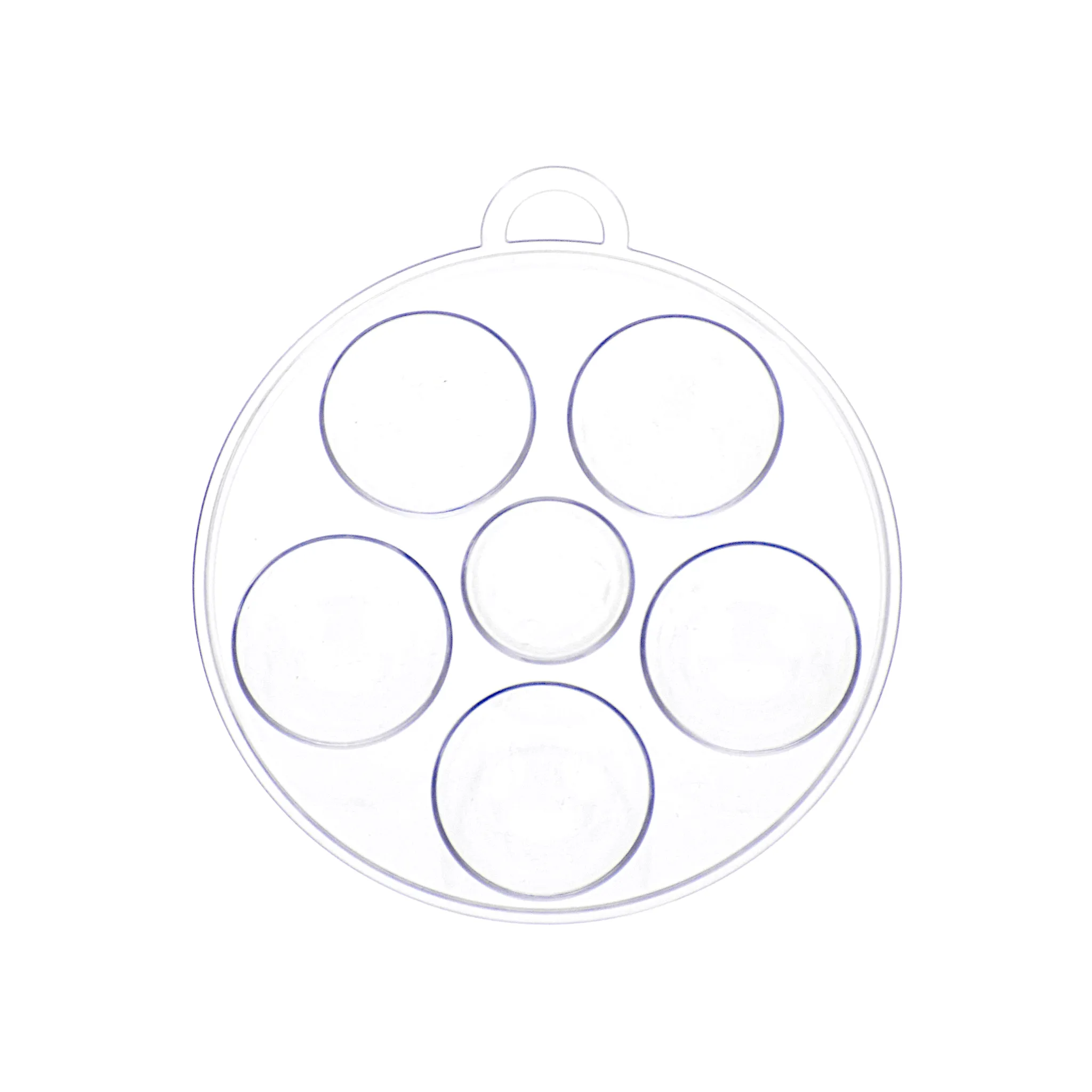 Queen Paint Mixing Palette 6 Wells Clear