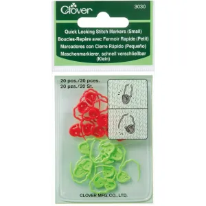 Quick-locking stitch markers
